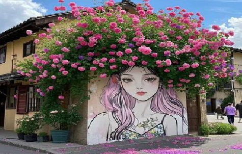 华容怎么设计网红打卡墙绘