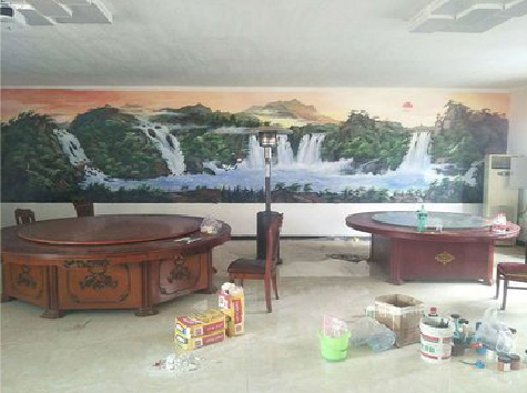 华容墙绘-写实风景