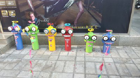 华容商业区彩绘