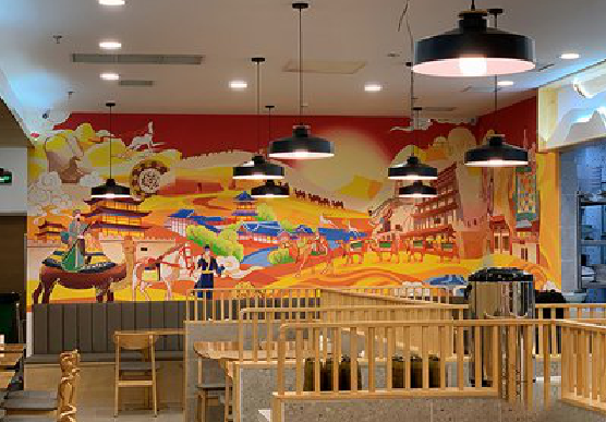 华容商业空间彩绘介绍。