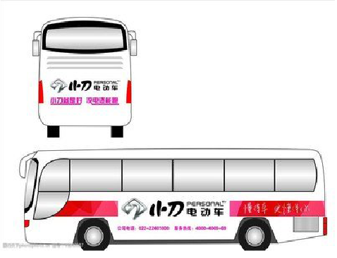 华容公交车身贴如何完美贴合？