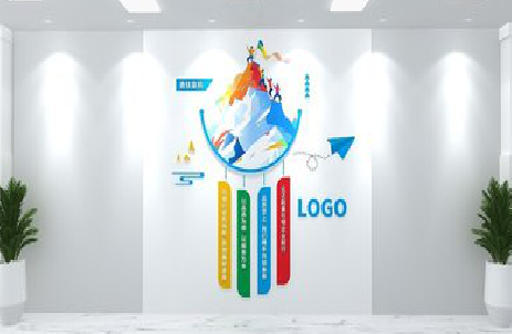 华容公司企业形象墙的工艺材料有哪些？